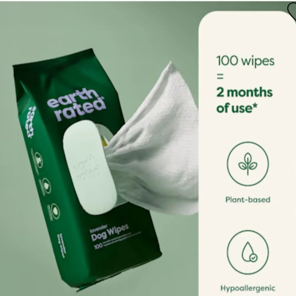 Earth Rated Dog Wipes